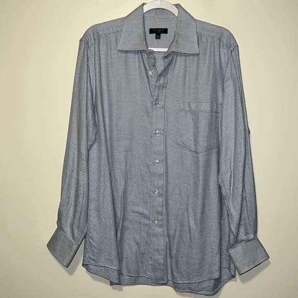 Mens Ted Baker London long sleeve button down shirts size 15.5 - Picture 1 of 6